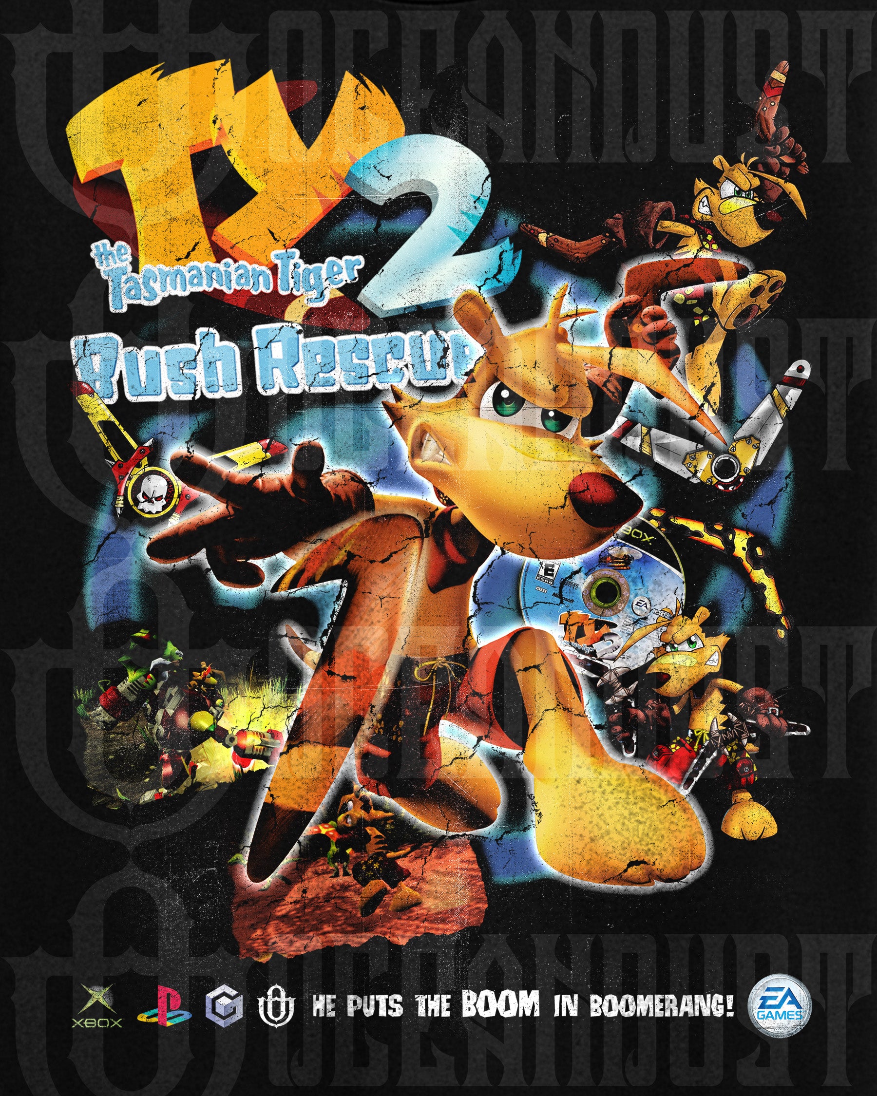 Video Games 'TY the Tasmanian Tiger 2: Bush Rescue' T-Shirt